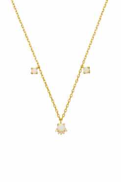 Opal Hope Necklace 14K Gold Plated