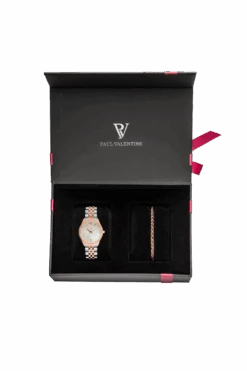 Iconia Rose Gold Silver Box