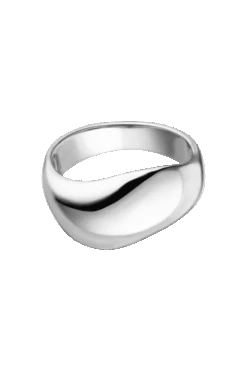 Chunky Fluent Ring Silver