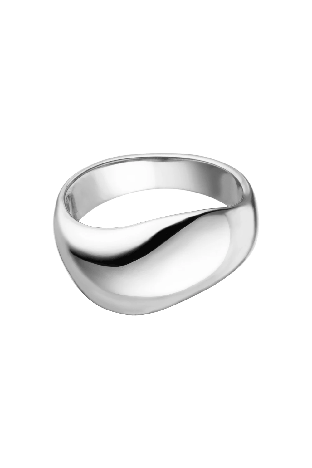 Chunky Fluent Ring Silver