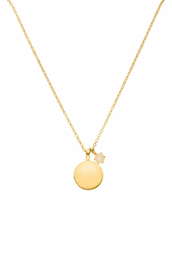 Birthstone June Necklace 14K Gold Plated
