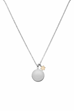 Birthstone June Necklace Silver