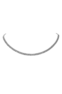 Mesh Necklace Silver