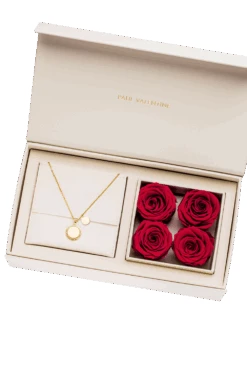 Engravable Rose Box 14K Gold Plated