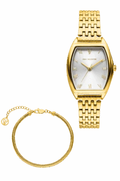 Avenue Watch & Bracelet Set Gold