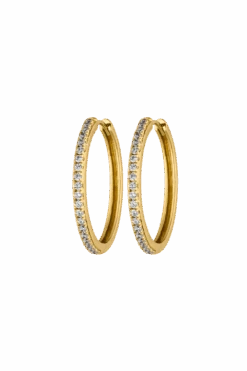 Allira Hoops Medium 18K Gold Plated