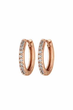 Allira Hoops 18K Rose Gold Plated