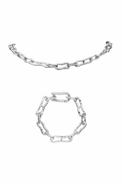 Molten Chunky Set Silver