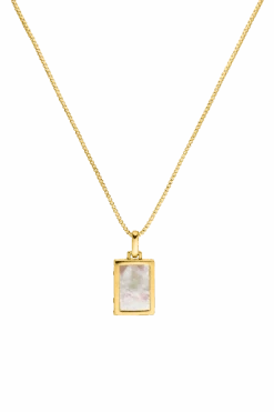 Engravable Locket Necklace 14K Gold Plated