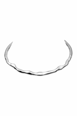 Molten Choker Silver