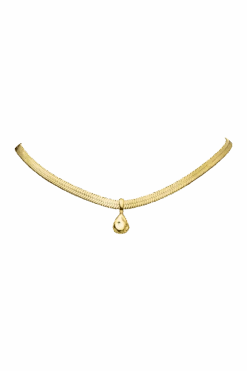 Molten Sleek Necklace 14K Gold Plated