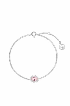 Sparkle Bracelet Pink Silver