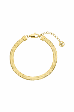 Molten Sleek Bracelet 14K Gold Plated