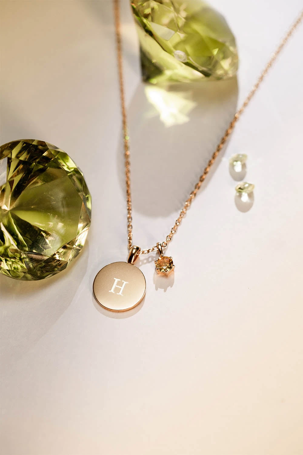 Birthstone November Necklace 14K Gold Plated – Bild 3