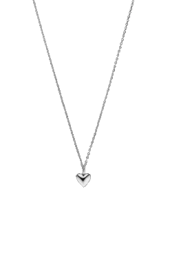 Heart Necklace Silver