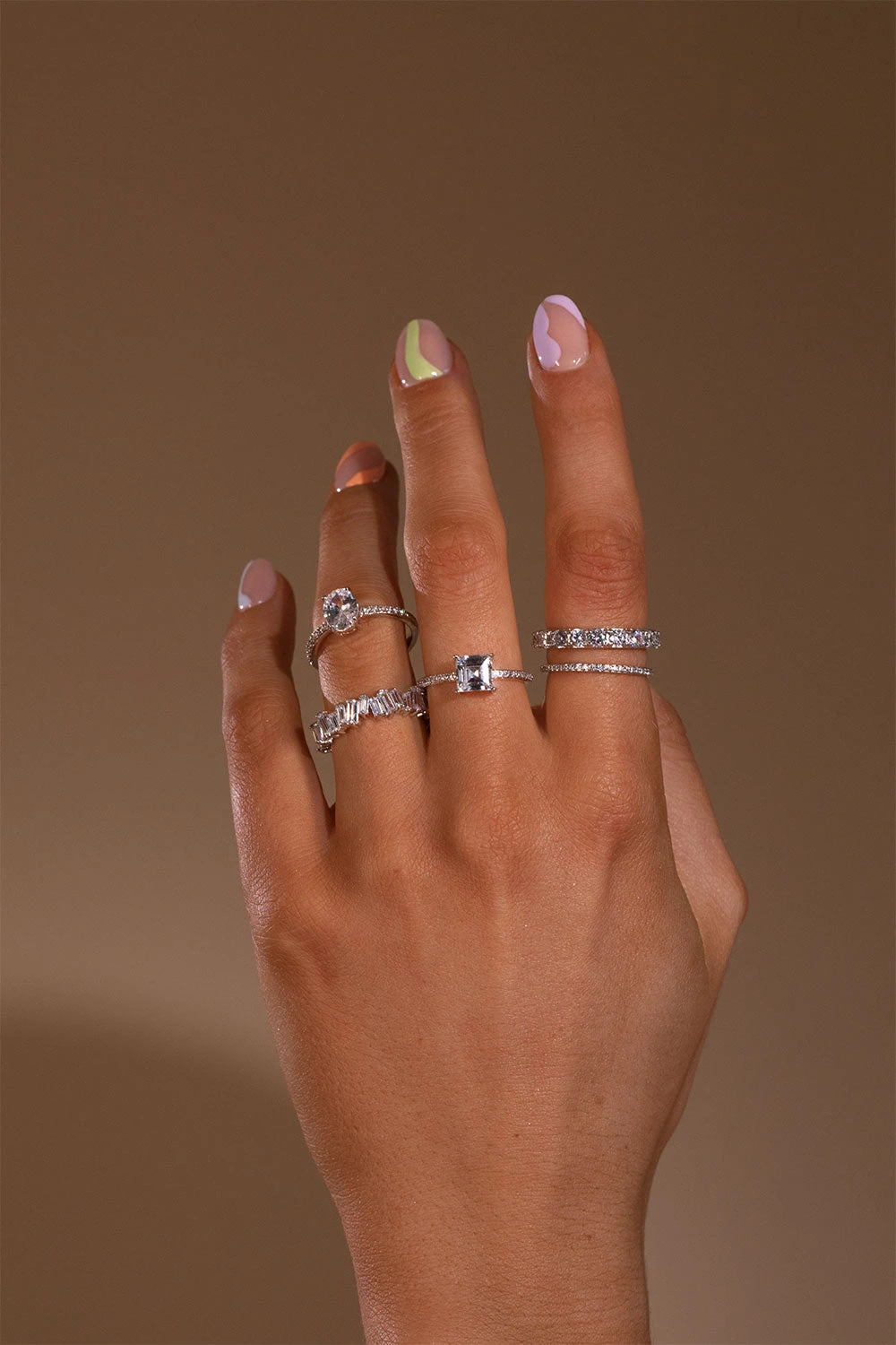 Baguette Ring Silver – Bild 2