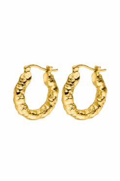 Amalfi Molten Hoops 14K Gold Plated