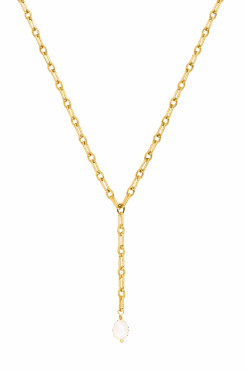 Amalfi Y-Necklace 14K Gold Plated