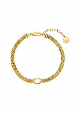 Amalfi Mesh Bracelet 14K Gold Plated