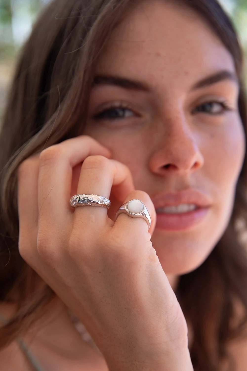 Amalfi Signet Ring Silver – Bild 2