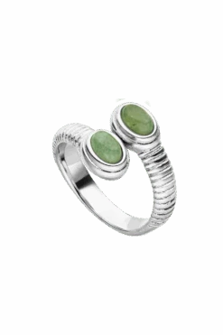 Aventurine Ring Silver