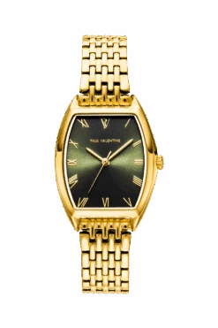Avenue Green Watch Gold