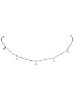 Sparkling Choker Silver
