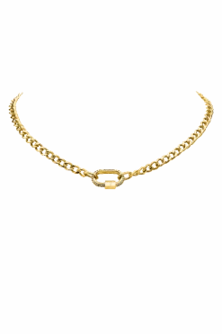 Éclat Cuban Necklace 14K Gold Plated