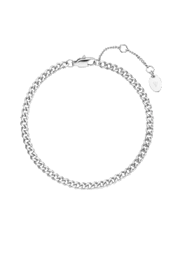 Delicate Curb Bracelet Silver