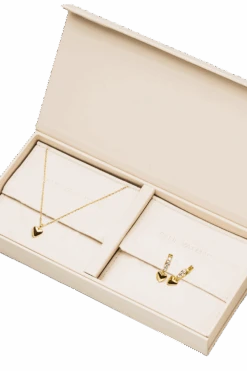 Heart Gift Box 14K Gold Plated
